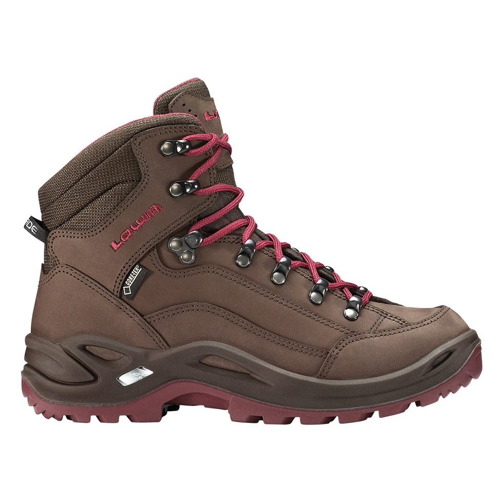 Lowa Renegade GTX Mid Turisticke Topanky Damske Hnede/Ruzove | BTO468095